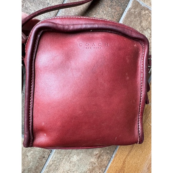 Vintage Burgundy Coach Bellini 9139 Shoulder Bag - Picture 11 of 11